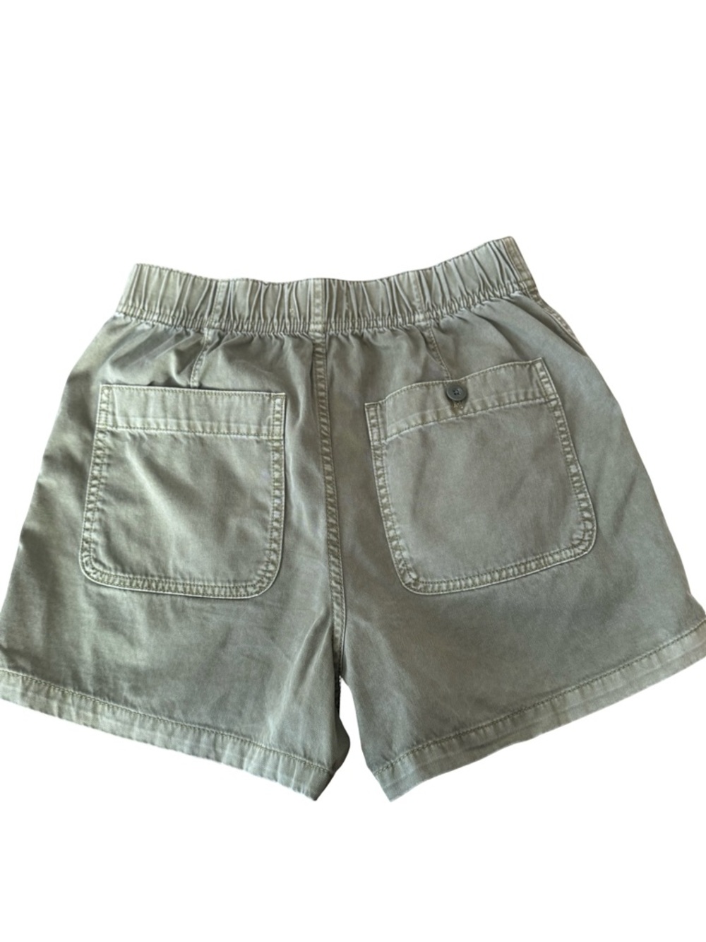 MADEWELL Garment-Dyed Pull-On Utility Shorts size 24 - Vintage Moss - Picture 4 of 8